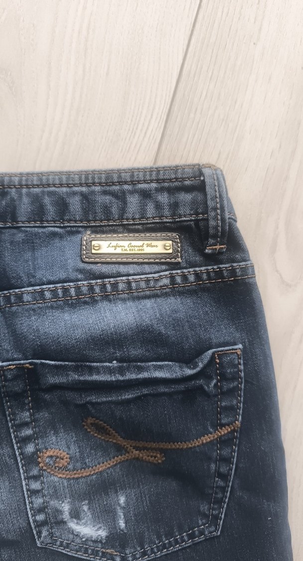 Koyu Gri Yıkamalı Dar Kesim Jean — görsel 4/6
