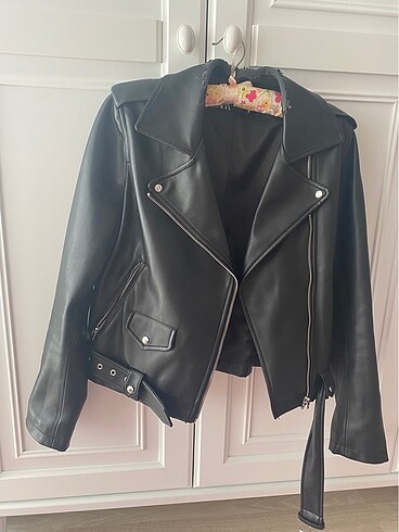 Zara biker deri ceket