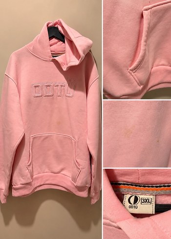 Diğer Odtu Pembe Nakisli Sweatshirt