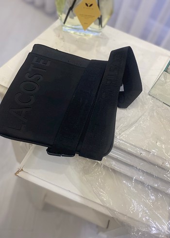 Lacoste Siyah Minimal Kemer