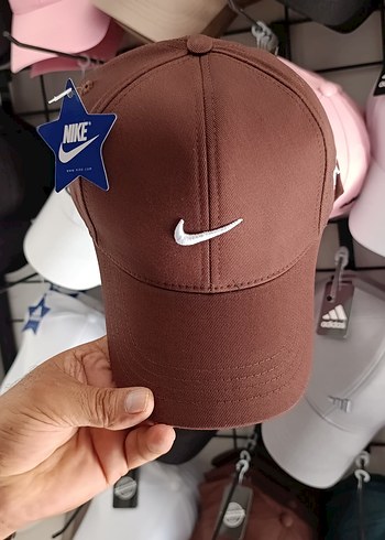 Nike Kahverengi Sloganli Sapka