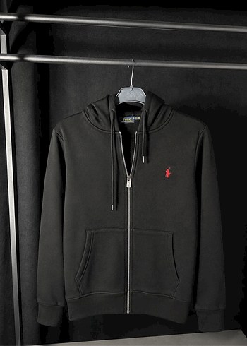 Polo Ralph Lauren Siyah Kapusonlu Sweatshirt