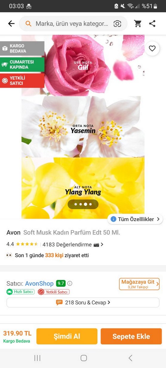 Avon Soft Musk Kadın Parfümü - Görsel 3