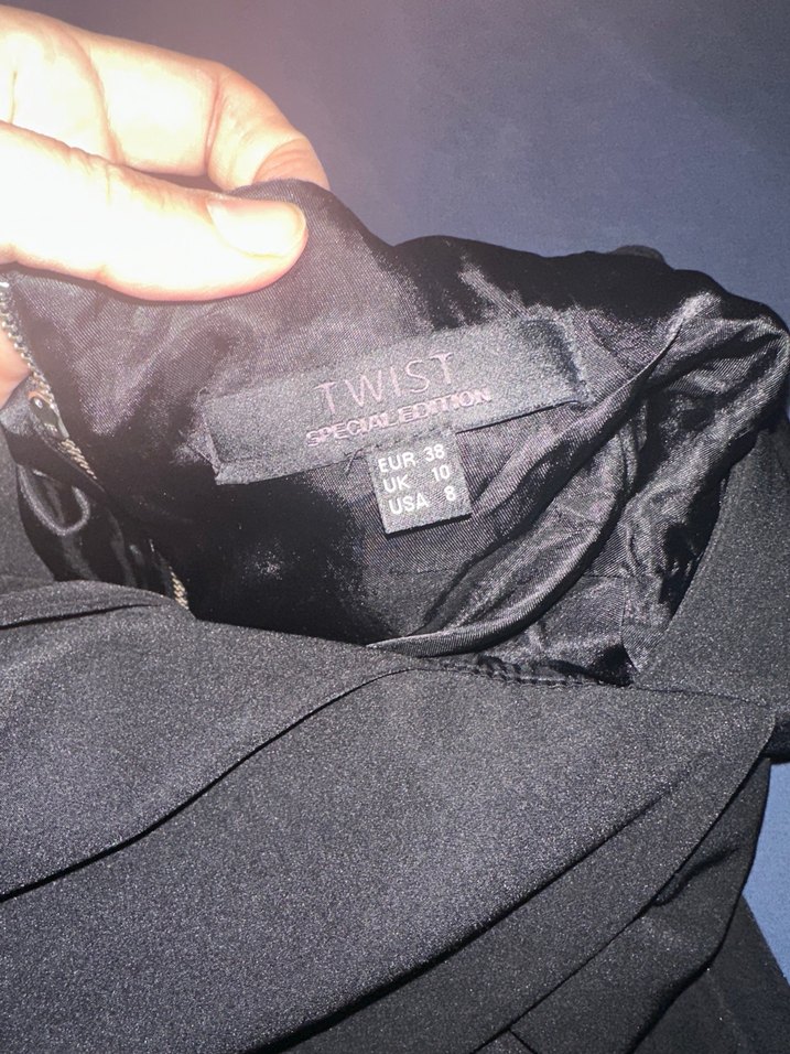 Siyah  Kadın Midi Tulum - Görsel 3