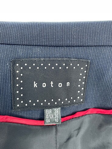 38 Beden lacivert Renk Koton Blazer %70 İndirimli.