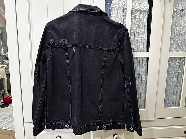 Stradivarius siyah kot ceket