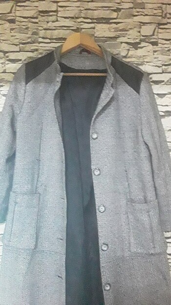 HİÇBİR YERİNDE KUSUR YOK İÇİ ASTARLI KIŞLIK manto tertemiz - Görsel 5