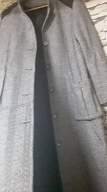 HİÇBİR YERİNDE KUSUR YOK İÇİ ASTARLI KIŞLIK manto tertemiz - Görsel 6