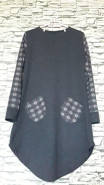 CEBLİ gri TUNİK elbise kusursuzdur - Görsel 2