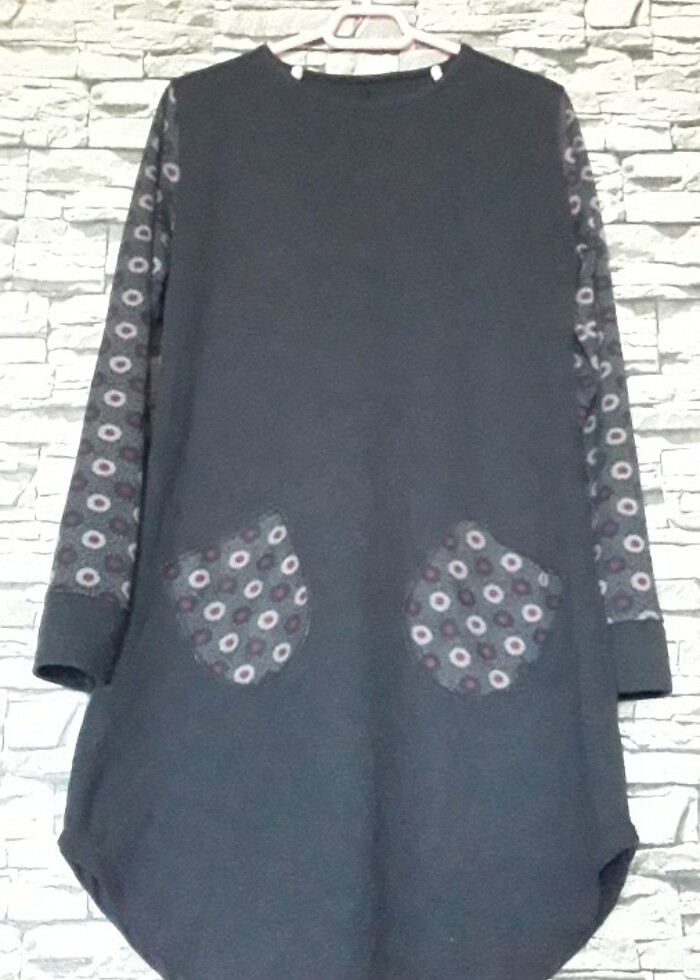 CEBLİ gri  TUNİK elbise  kusursuzdur - Görsel 2