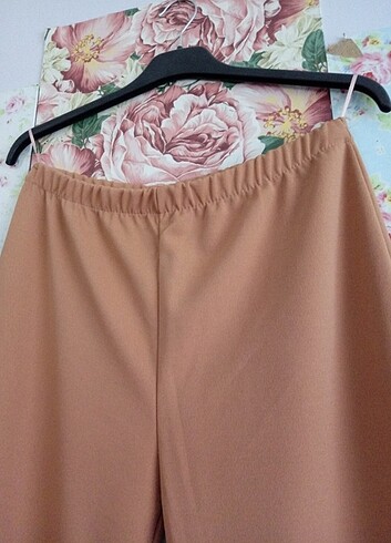  İSPONYOL PACA YAZLIK Pantolon HİÇ BİR KUSURU YOK kamel - Görsel 2