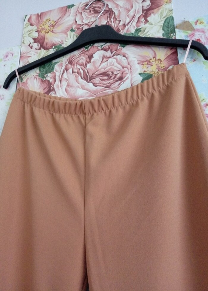  İSPONYOL PACA YAZLIK Pantolon HİÇ BİR KUSURU YOK kamel - Görsel 2