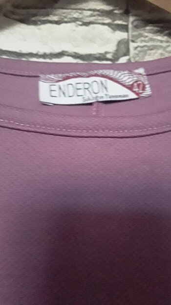 Tunik LEYLAK RENGİ elbise buluz sayılı KULLANILMIŞ KUSURSUZ - Görsel 4