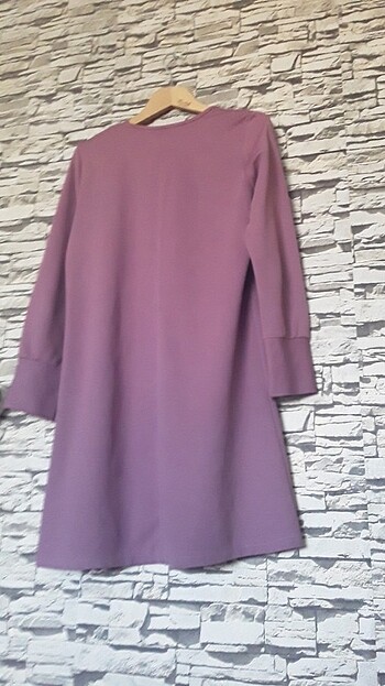 Tunik LEYLAK RENGİ elbise buluz sayılı KULLANILMIŞ KUSURSUZ - Görsel 3