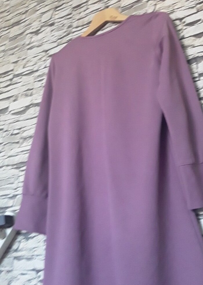 Tunik  LEYLAK  RENGİ  elbise buluz sayılı KULLANILMIŞ KUSURSUZ - Görsel 2