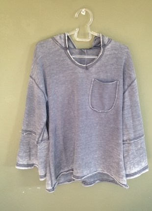 yumuşak kot sweatshirt