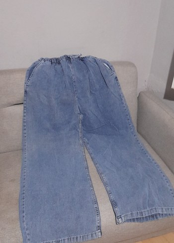 Diğer Rahat Ve Sik Acik Mavi Denim Pantolon