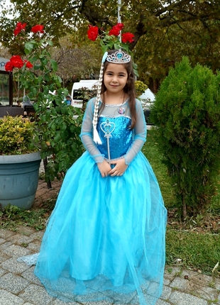 diğer Beden çeşitli Renk Elsa kostümü