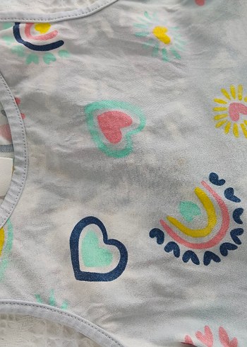 LC Waikiki Kız Çocuk Renkli Batik Desenli Elbise