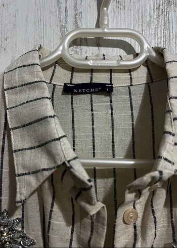 Zara Ketche taşlı gömlek