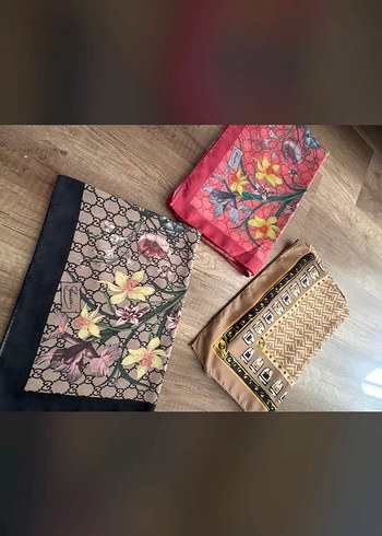 Desenli şal gucci fendi