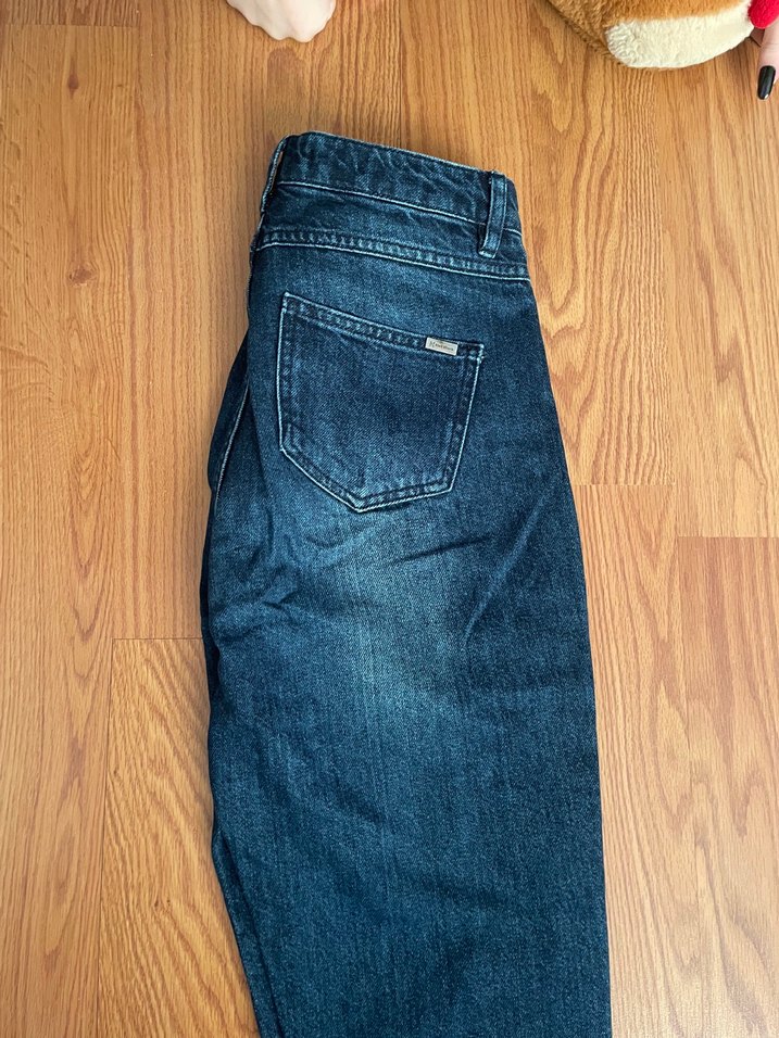 Koyu Mavi Yıkamalı Denim Jean — görsel 4/6