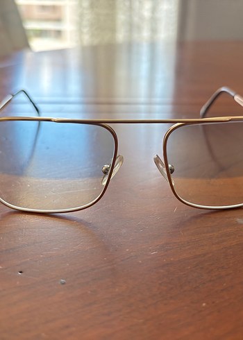 Murad Altin Tonlu İnce Cerceveli Sik Gozluk Size 52 Yarim Lens Mavi