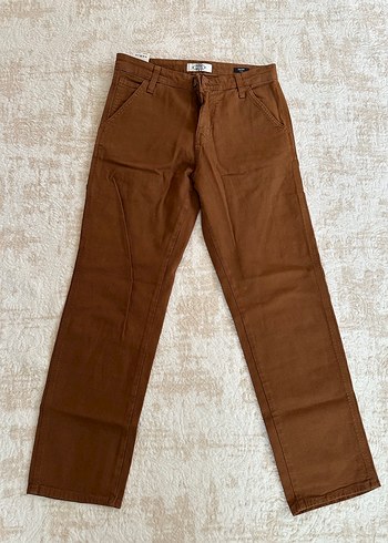 Mavi Jeans Kahverengi Duz Kesim Pantolon