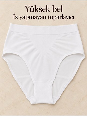 Diğer Yuksek Bel Beyaz Toparlayici Kulot Paket Li Yeni Urun