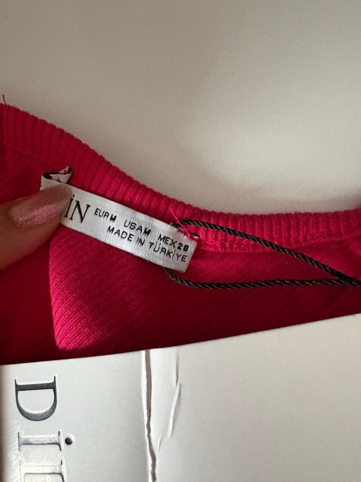 Canlı Fuşya Fitilli Korse Top — görsel 3/4