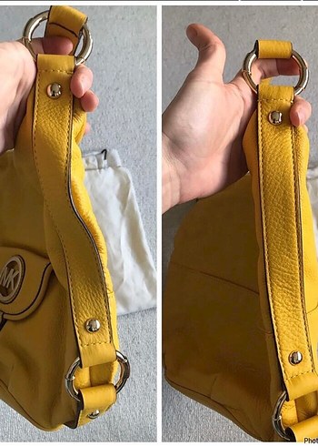  Beden sarı Renk Michael Kors Deri Çanta
