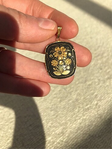 Beden Vintage el yapımı Toledo kolye ucu