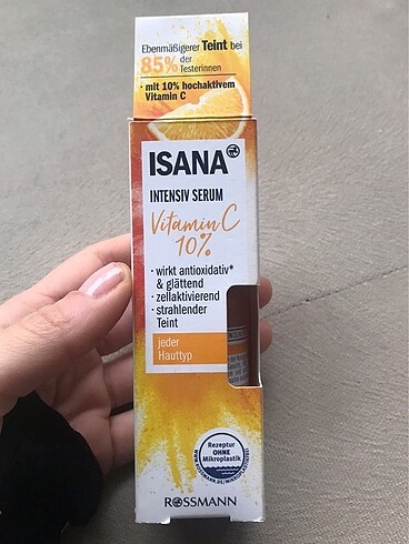 Rossmann Isana C vitamini serumu