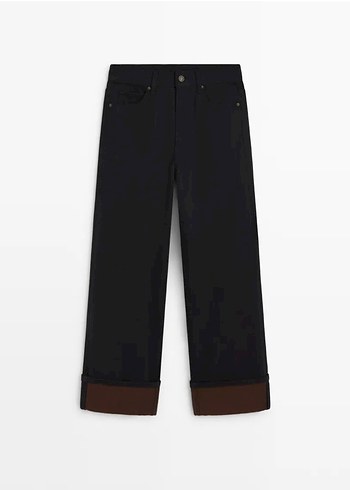 Massimo Dutti Sik Siyah Kumas Pantolon