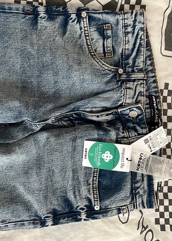 Koton Mavi Yikamali Denim Sort