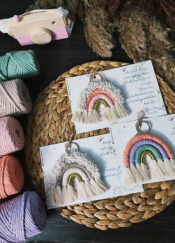 Makrome anahtarlık  - Görsel 2