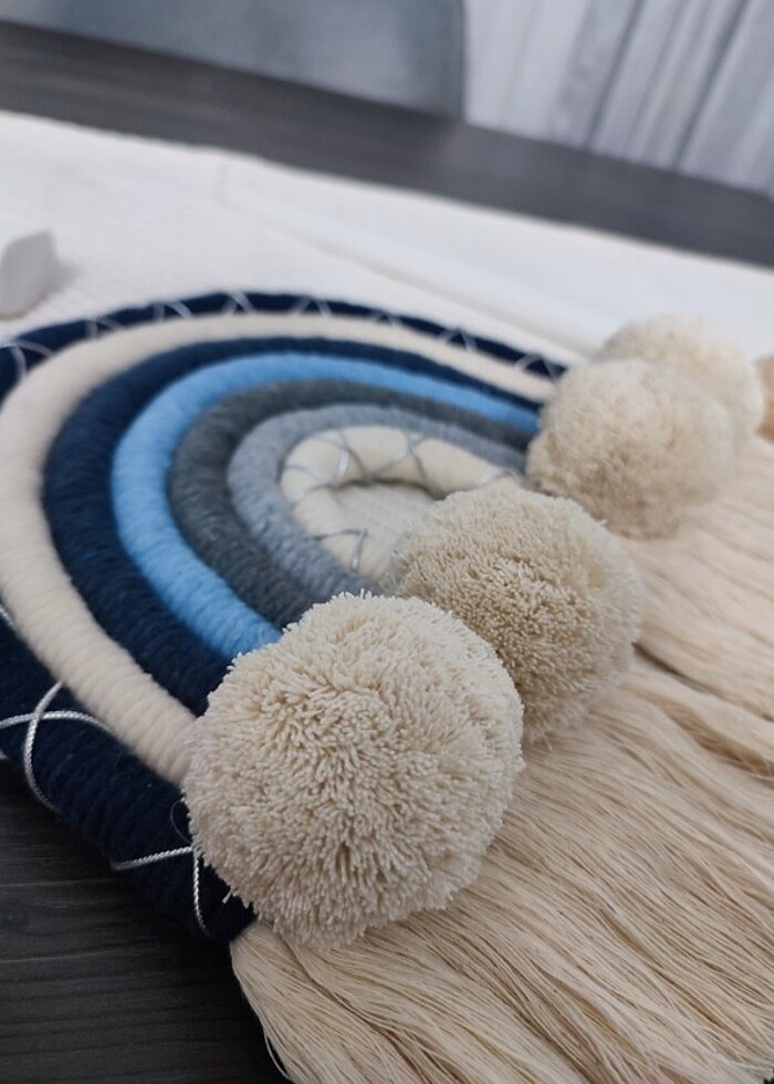 Gökkuşağı duvar süsü  - Görsel 2