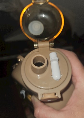 Kahverengi Ayı Desenli Çocuk Termos Şişesi - Görsel 3