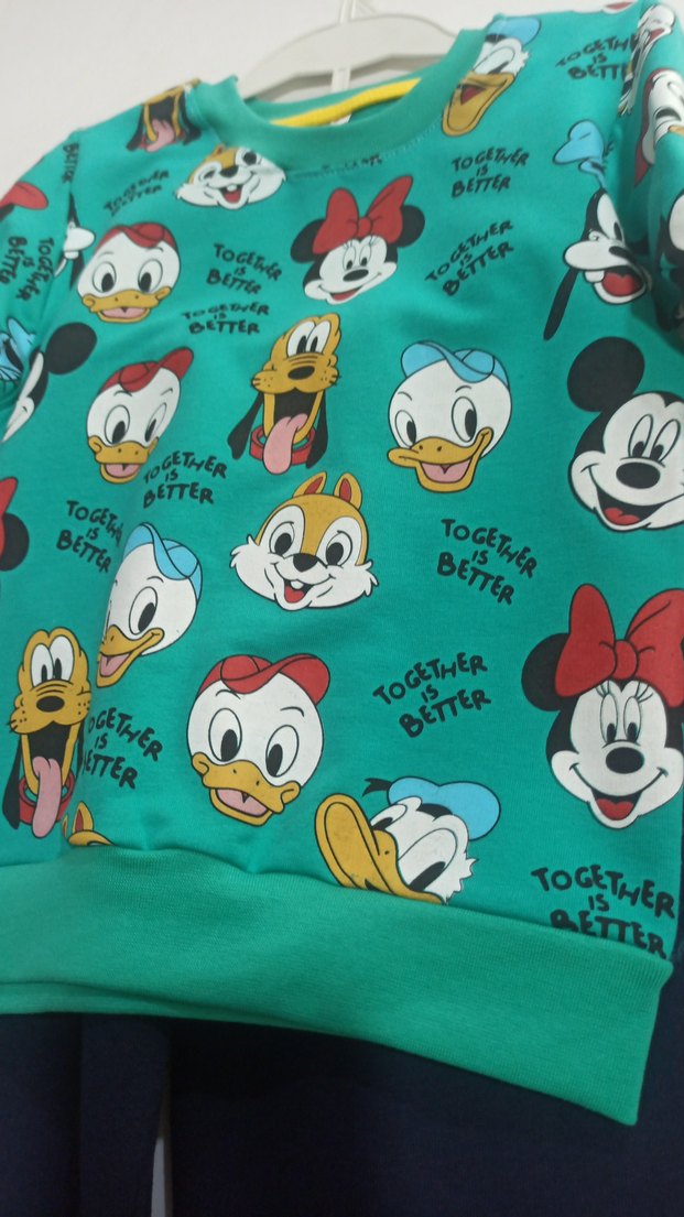 Çok Renkli Baskılı Erkek Çocuk Eşofman Takımı - Görsel 5