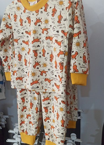 Renkli Baskılı Hamile ve Emzirme Pijama Takımı - Görsel 4