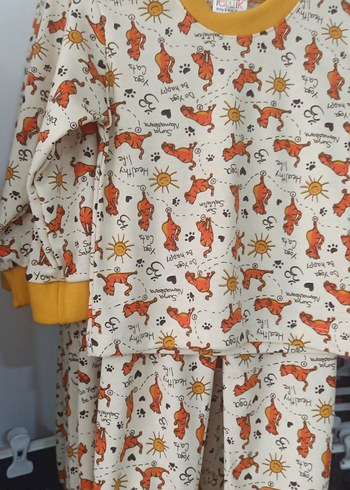 Renkli Baskılı Hamile ve Emzirme Pijama Takımı - Görsel 7