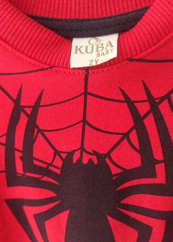 Örümcek Adam Baskılı Erkek Çocuk Eşofman Takımı - Görsel 5