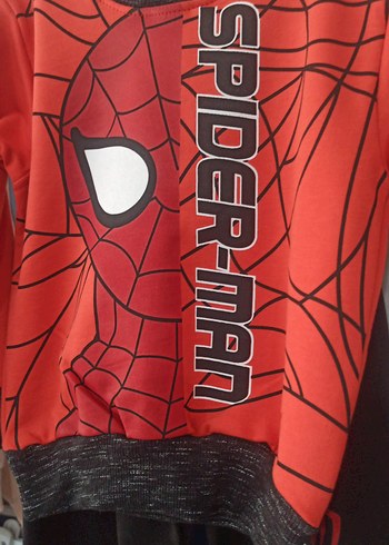 Erkek Çocuk Spider-Man Baskılı Sweatshirt ve Eşofman - Görsel 6