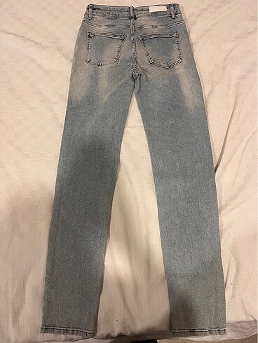 36 Beden Buz mavisi kot jeans pantolon