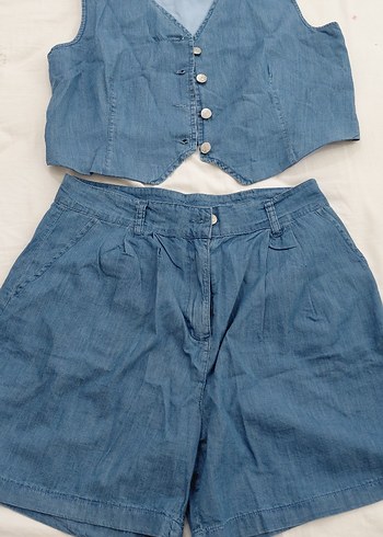 Soobe Mavi Denim İkili Takim