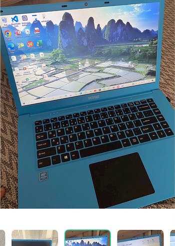 Toshiba Mavi İnce Dizustu Bilgisayar