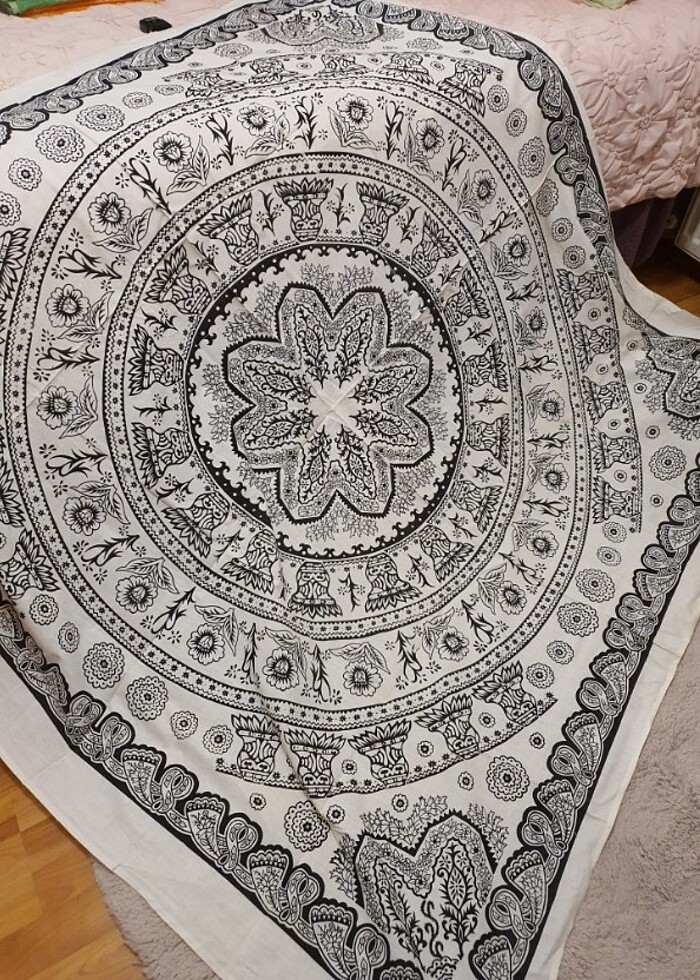 Nostaljik masa örtüsü - Görsel 4