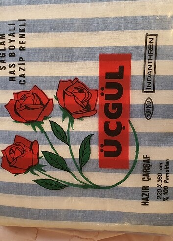 Çizgili çarşaf Vintage - Görsel 8