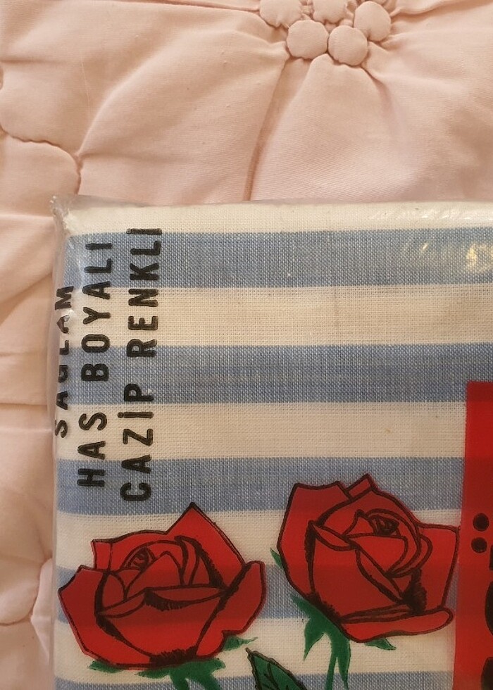 Çizgili çarşaf Vintage - Görsel 4