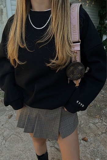 s Beden Siyah Sweatshirt